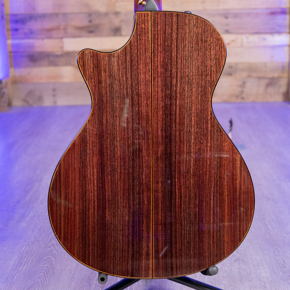 Taylor Guitars 912ce, Indian Rosewood Back and Sides, West African Crelicam Ebony Fretboard, Expression System ® 2 Electronics, Venetian Cutaway with Taylor Deluxe Hardshell Brown Case