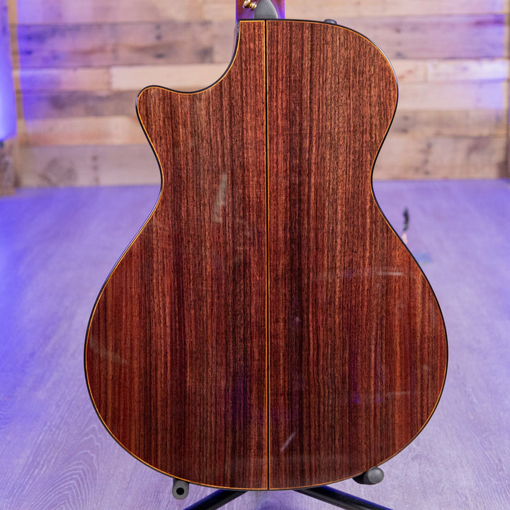 Taylor Guitars 912ce, Indian Rosewood Back and Sides, West African Crelicam Ebony Fretboard, Expression System ® 2 Electronics, Venetian Cutaway with Taylor Deluxe Hardshell Brown Case