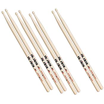 Vic Firth American Classic 5B Wood Tip Drumsticks Value Pack Buy 3 Get 1 Free
