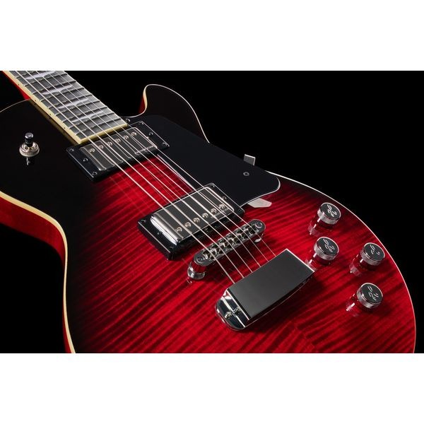Hagstrom Suswemk3-l-cfl Super Swede Mk-iii Electric Guitar - Crimson Flame - Lh