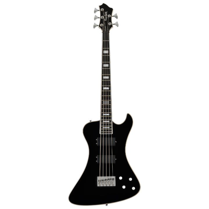 Hagstrom Nekromant Electric Bass (Black Gloss) NEKR5-BLK