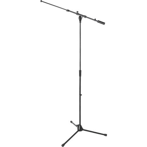 On-Stage MS9701TB+ - Heavy-Duty Tele-Boom Mic Stand (Black)