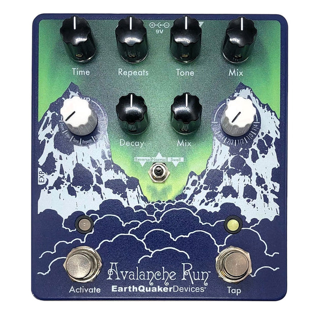 EarthQuaker Devices LTD Edition Aurora Borealis Avalanche Run Stereo Reverb  & Delay w/ Tap Tempo Guitar Pedal