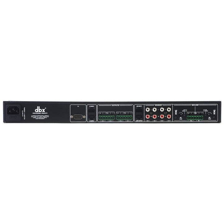 DBX 640 6x4 Digital Zone Processor - 6 Inputs (2 Mic/line + 4 stereo line) with front panel control