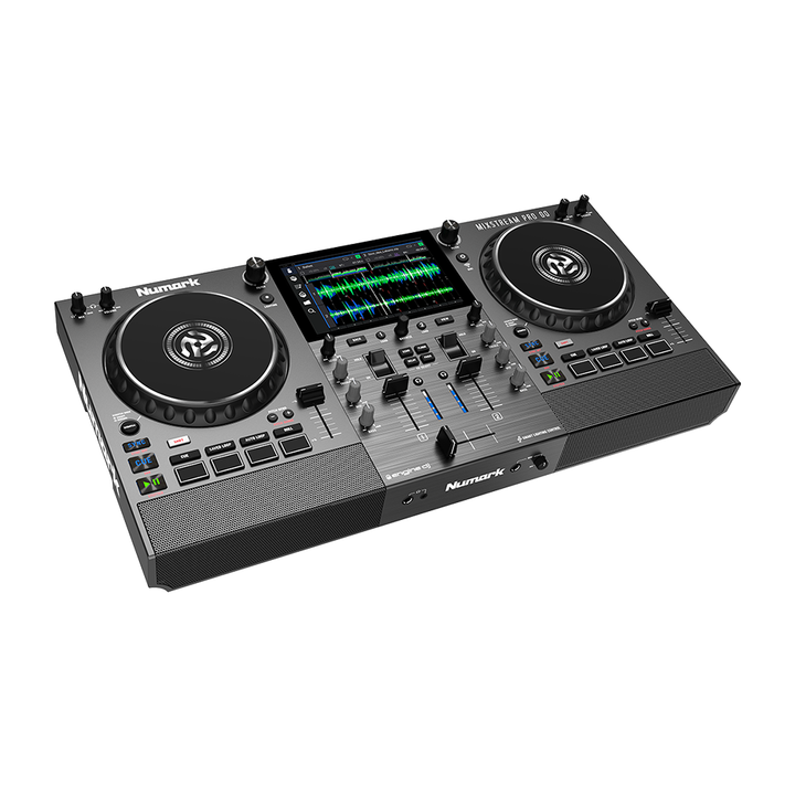 Numark MIXSTREAM PRO GO Fully Standalone and Wireless (Battery powered w/ WiFi) DJ Player/Controller
