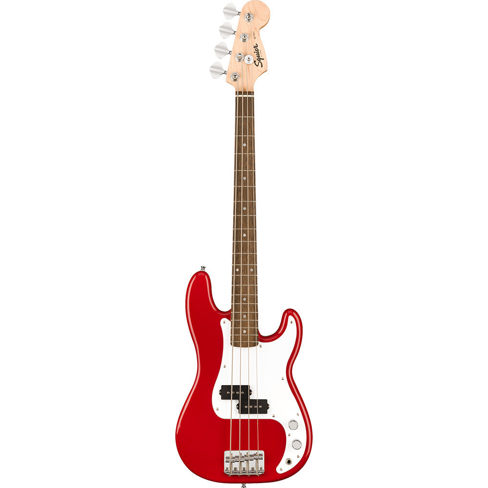 Squier Mini Precision Bass Laurel Fingerboard Electric Bass Guitar - Dakota Red