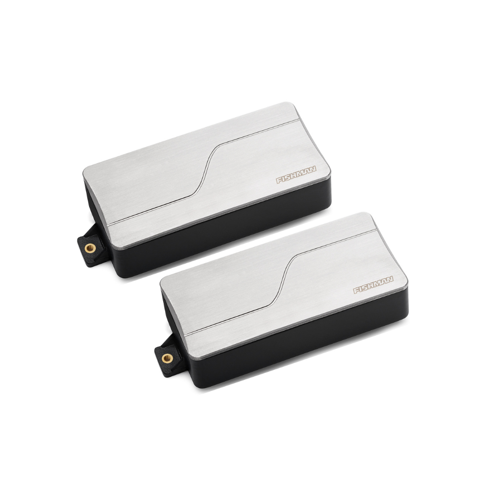 Fishman Fluence PRF-M37-SR2 Modern 3 Humbucker 7ST Set - Brushed Stainless