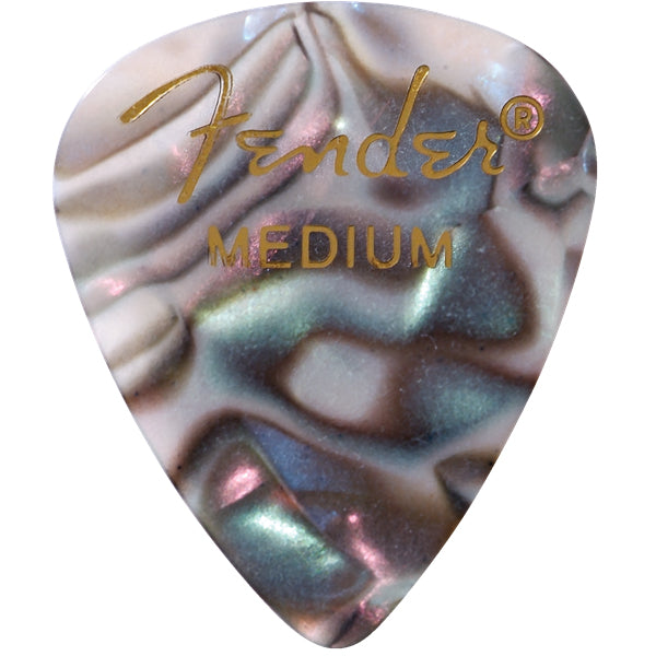 Fender Guitar Pick 351 Shape Premium 1 Gross - Abalone - Medium, 144-Count