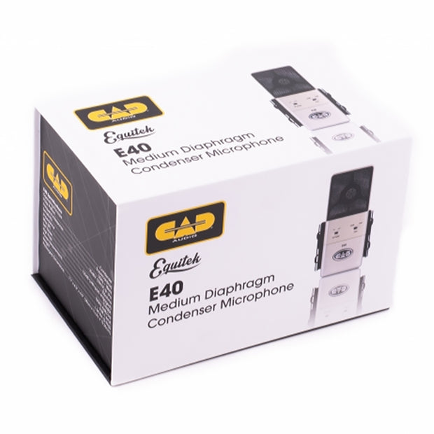 CAD E40 Audio Medium Diaphragm SuperCardioid Condenser Microphone