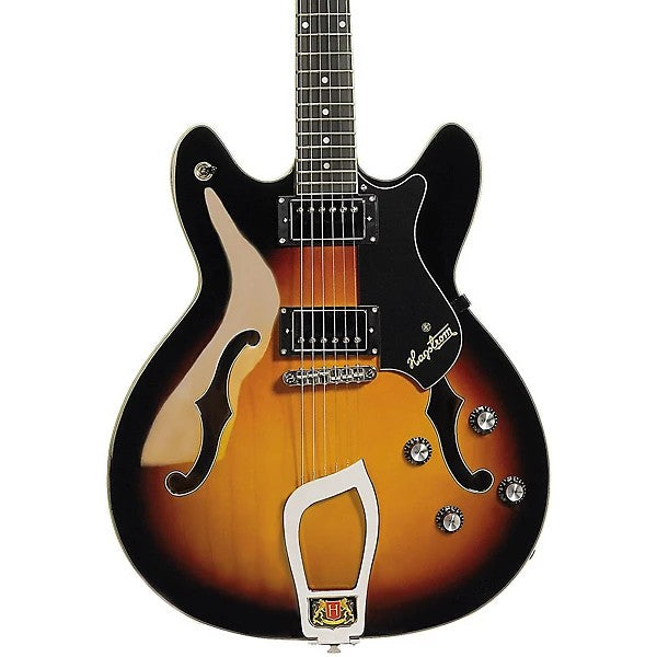Hagstrom Trvikbadx-tsb Viking Dlx Electric Guitar - Tobacco Sunburst