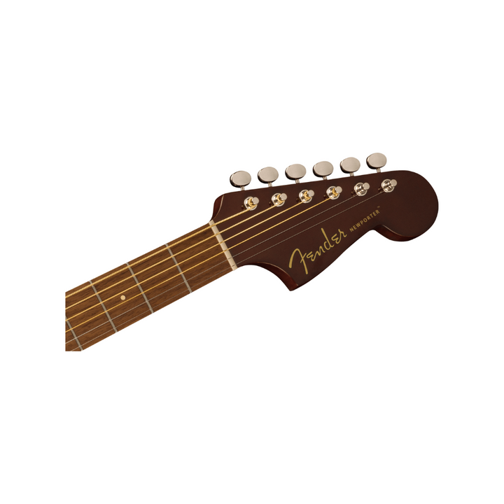 Fender California Series Newporter Player Walnut Fingerboard  Gold Pickguard - Sunburst