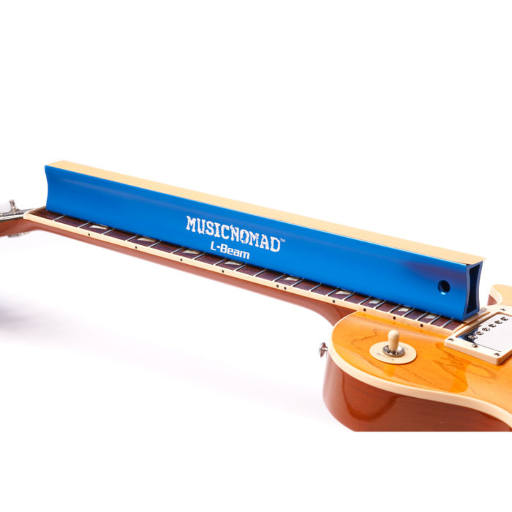 MusicNomad FRET-LEVELER-L-BEAM-17-6 Fret Leveling Beam (17.6in) for Acoustic/Electric Guitars