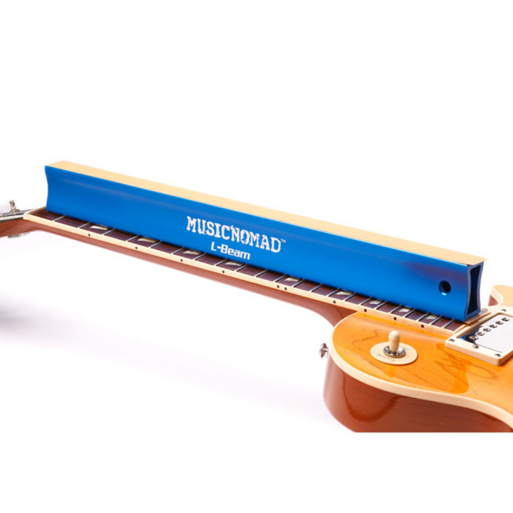 MusicNomad FRET-LEVELER-L-BEAM-17-6 Fret Leveling Beam (17.6in) for Acoustic/Electric Guitars