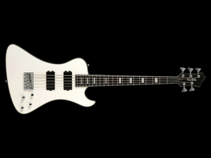 Hagstrom Nekr5-wht Nekromant Electric Bass - White Gloss