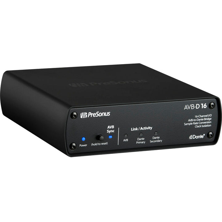 PreSonus AVB-D16 Network Bridge 16x16 Two-Way AVB-to-Dante