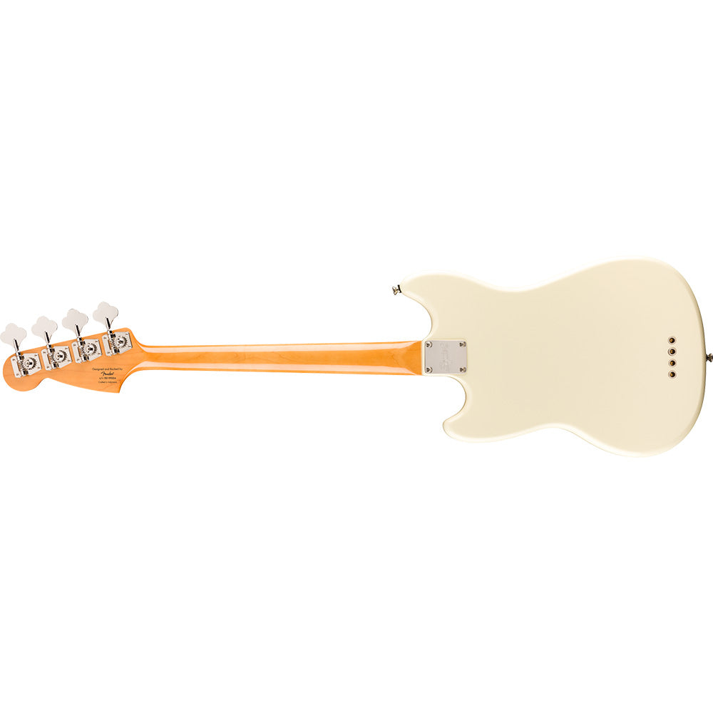 Squier Classic Vibe '60s Mustang Bass Laurel Fingerboard Electric Bass Guitar - Olympic White
