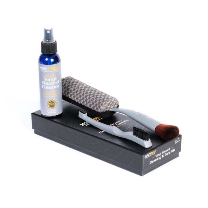 MusicNomad VINYL-RECORD-CARE-KIT 3-Piece Vinyl Record Cleaning & Care Kit