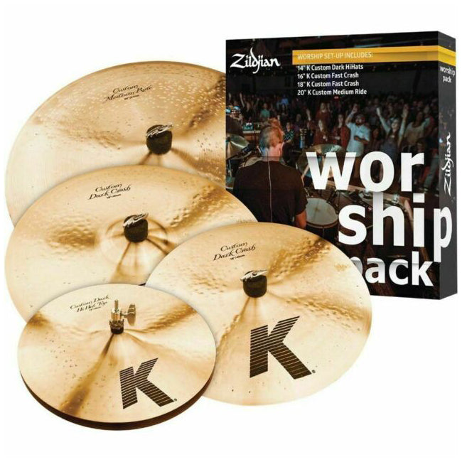 Zildjian KC0801W - KCust Worship Pack-14,16,18,20 KC-D HH, FC (2), MR
