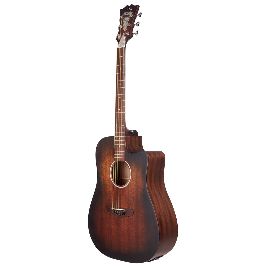 D'Angelico Premier Bowery LS Acoustic Guitar - Aged Mahogany