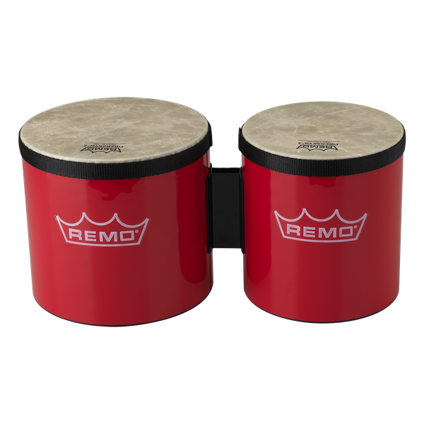 Remo Asia BG-5300-52 - 6''+7'' PreTuned Bongo Set - Red
