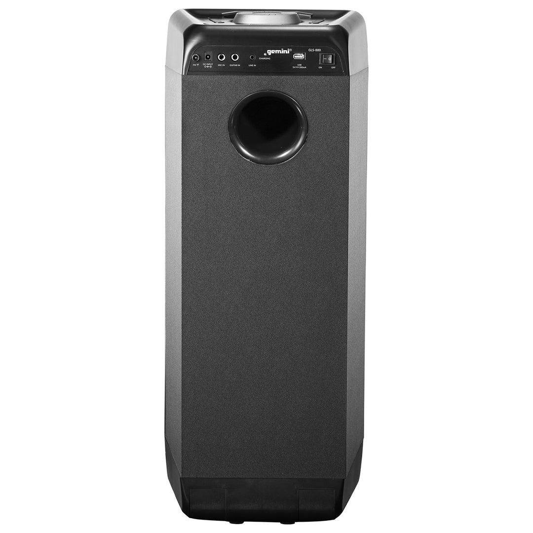 Gemin GLS-880 Bluetooth Party System Speaker w/ LED Light Show - 8”