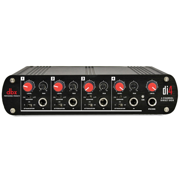 DBX DI4 Active 4 Channel Direct Box with Line Mixer