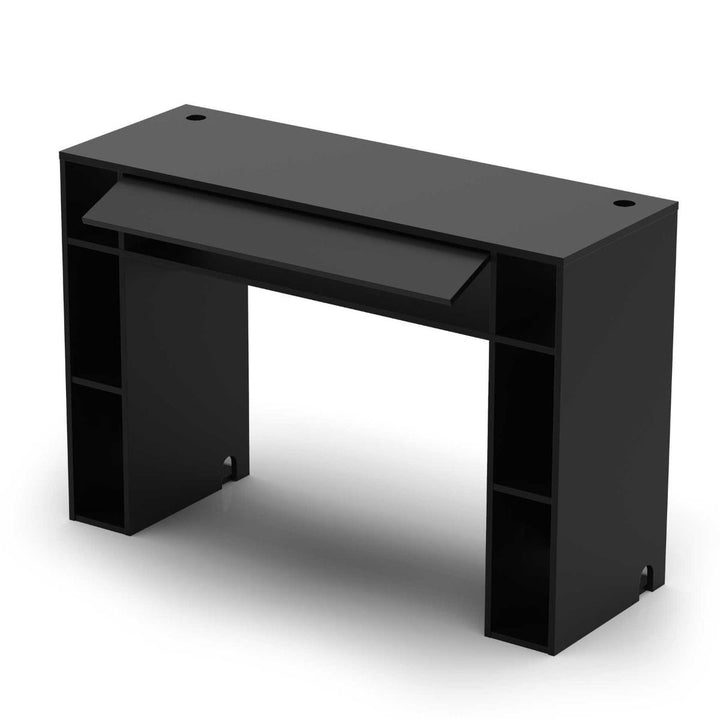 Glorious Modular Mix Station DJ Table w/ Record Storage - Black