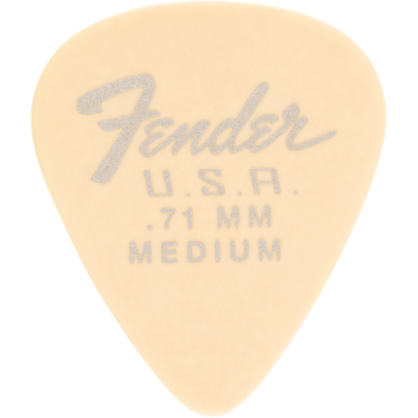 Fender Dura-Tone Delrin Pick, 351-shape, 12-Pack - Olympic White