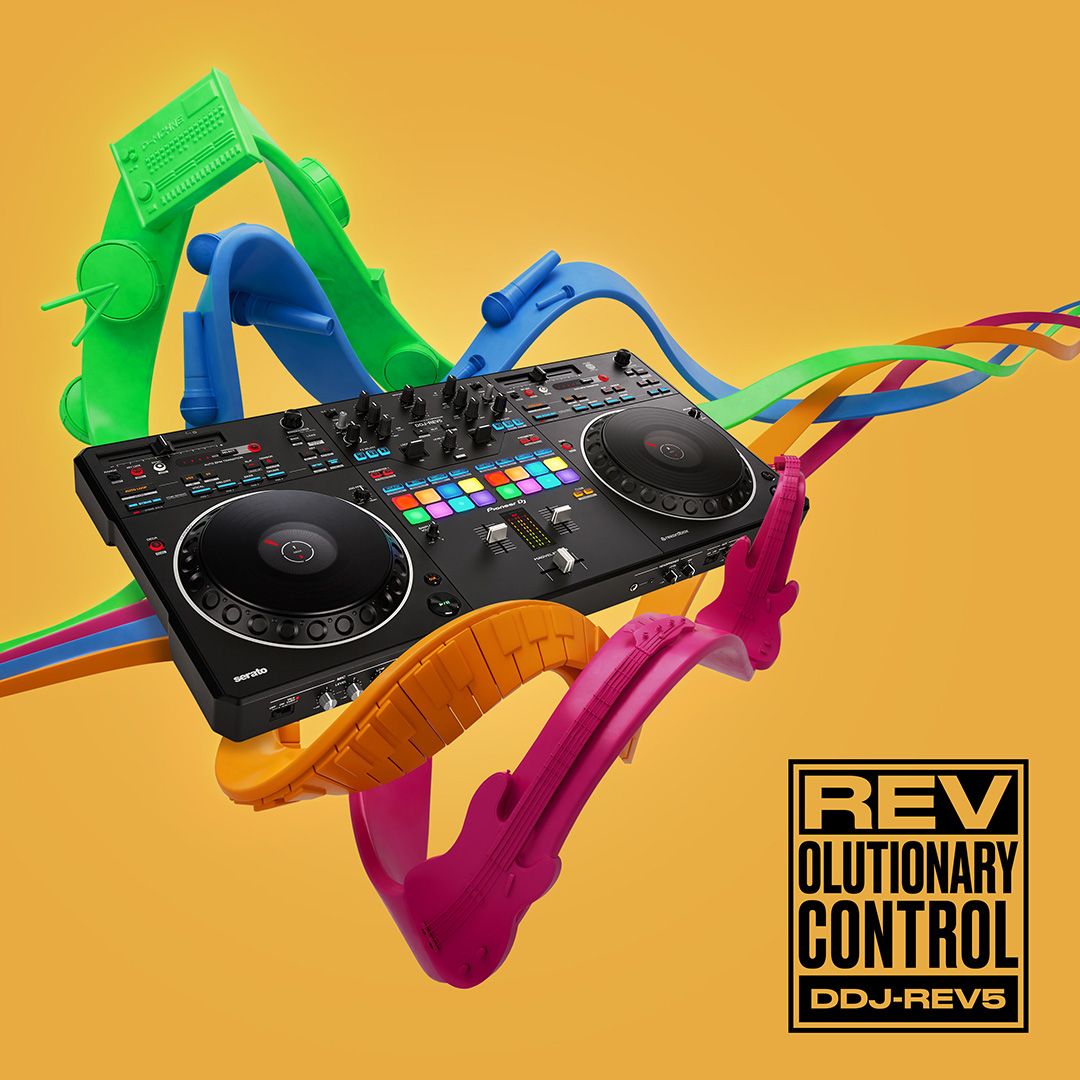 Pioneer DDJ-REV5 2-Channel Scratch Controller for rekordbox/Serato - Black