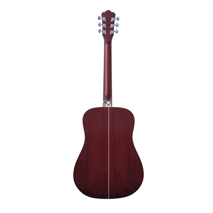 Washburn DFBDA Deep Forest Dreadnought, Poplar Burl Top, Okoume Back & Sides, Amber Fade Gloss