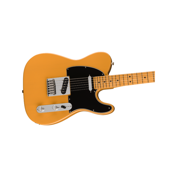 Fender Player Plus Telecaster 6-String Electric Guitar, Maple Fingerboard (Butterscotch Blonde)