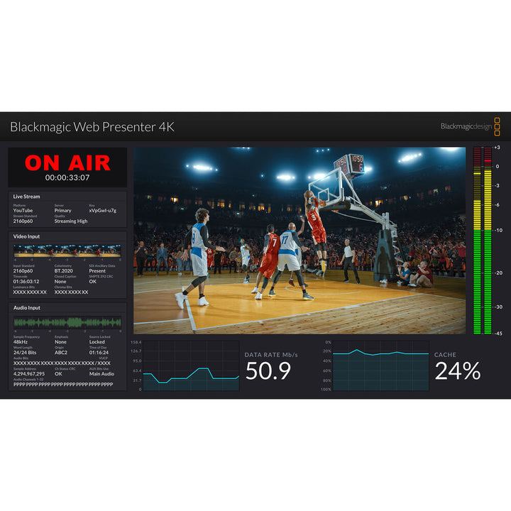 Blackmagic Design Web Presenter 4K for HD and UltraHD Streaming