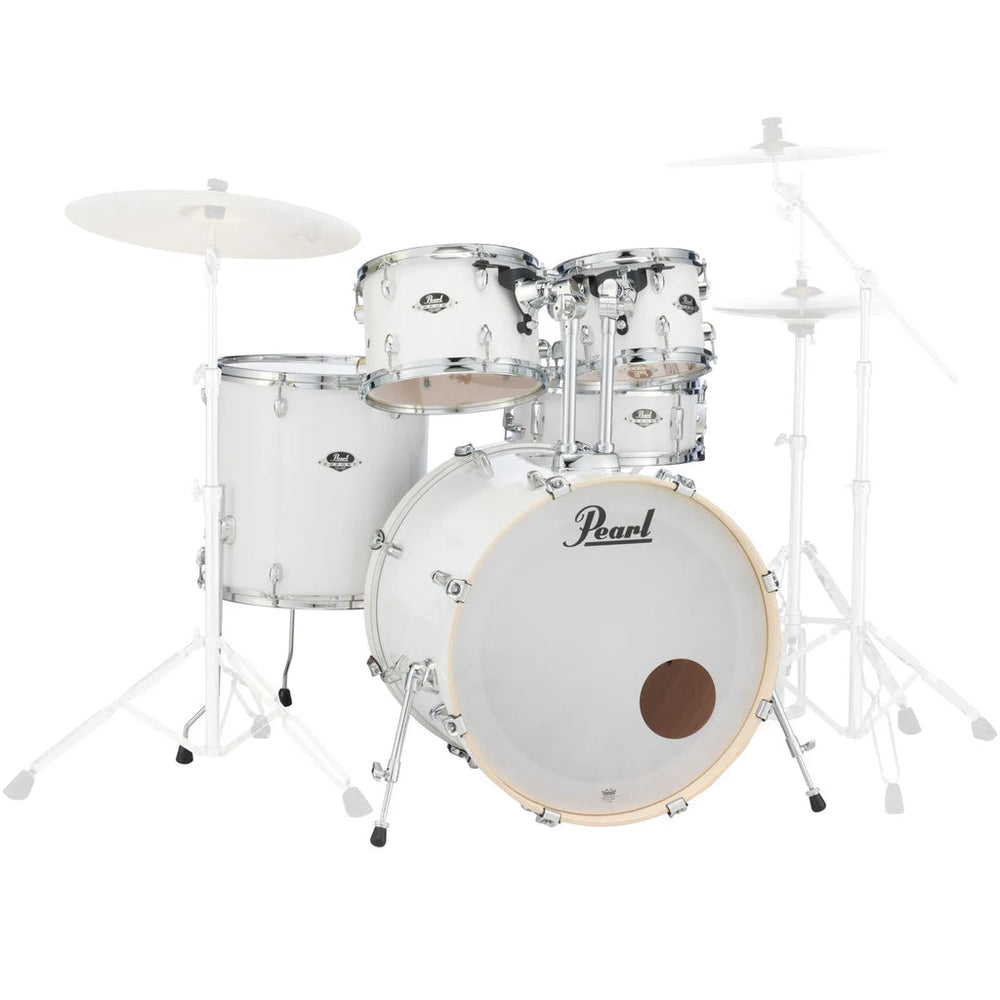 Pearl Export Exx 5-piece Drumkit & Hardware in Pure White W/ Zildjian Cymbal Pack No Throne - Exx725szpc33