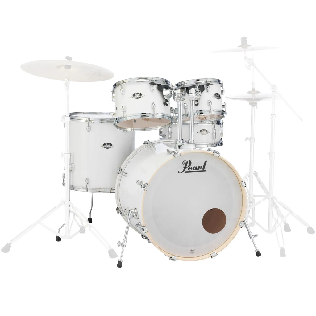 Pearl Export Exx 5-piece Drumkit & Hardware in Pure White W/ Zildjian Cymbal Pack No Throne - Exx725szpc33