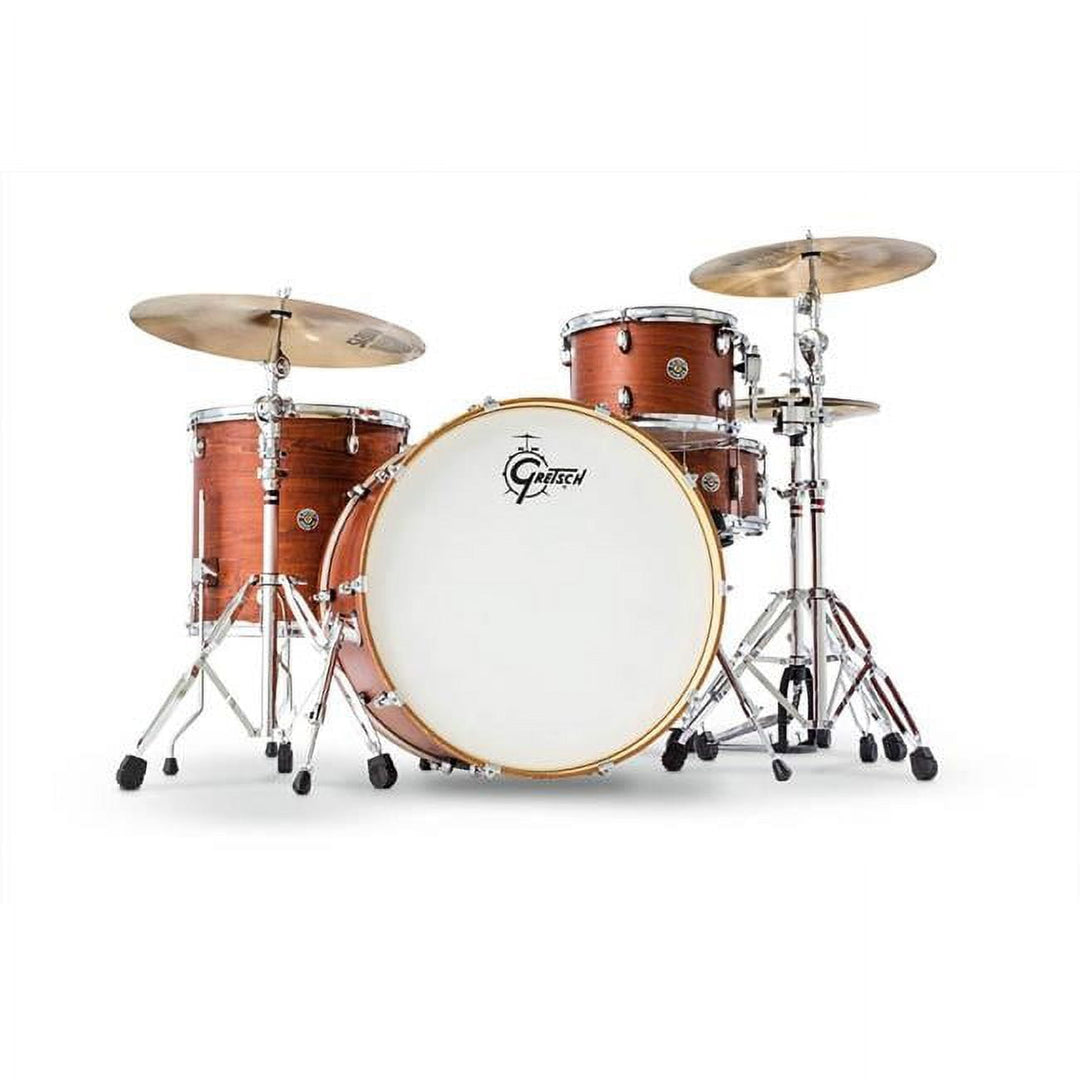 Gretsch Catalina Club 4 Piece Drum Shell Pack - Satin Walnut Glaze