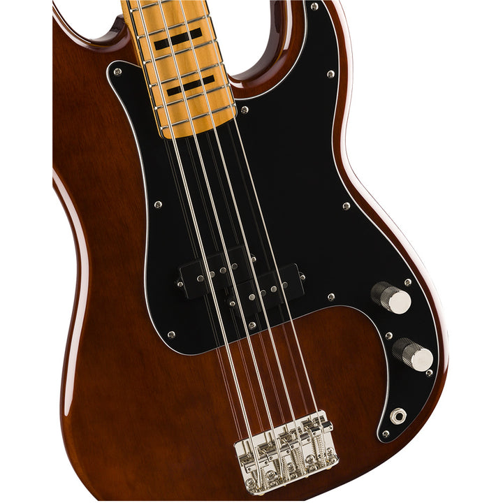 Squier Classic Vibe '70s Precision Bass Maple Fingerboard Electric Bass Guitar - Walnut