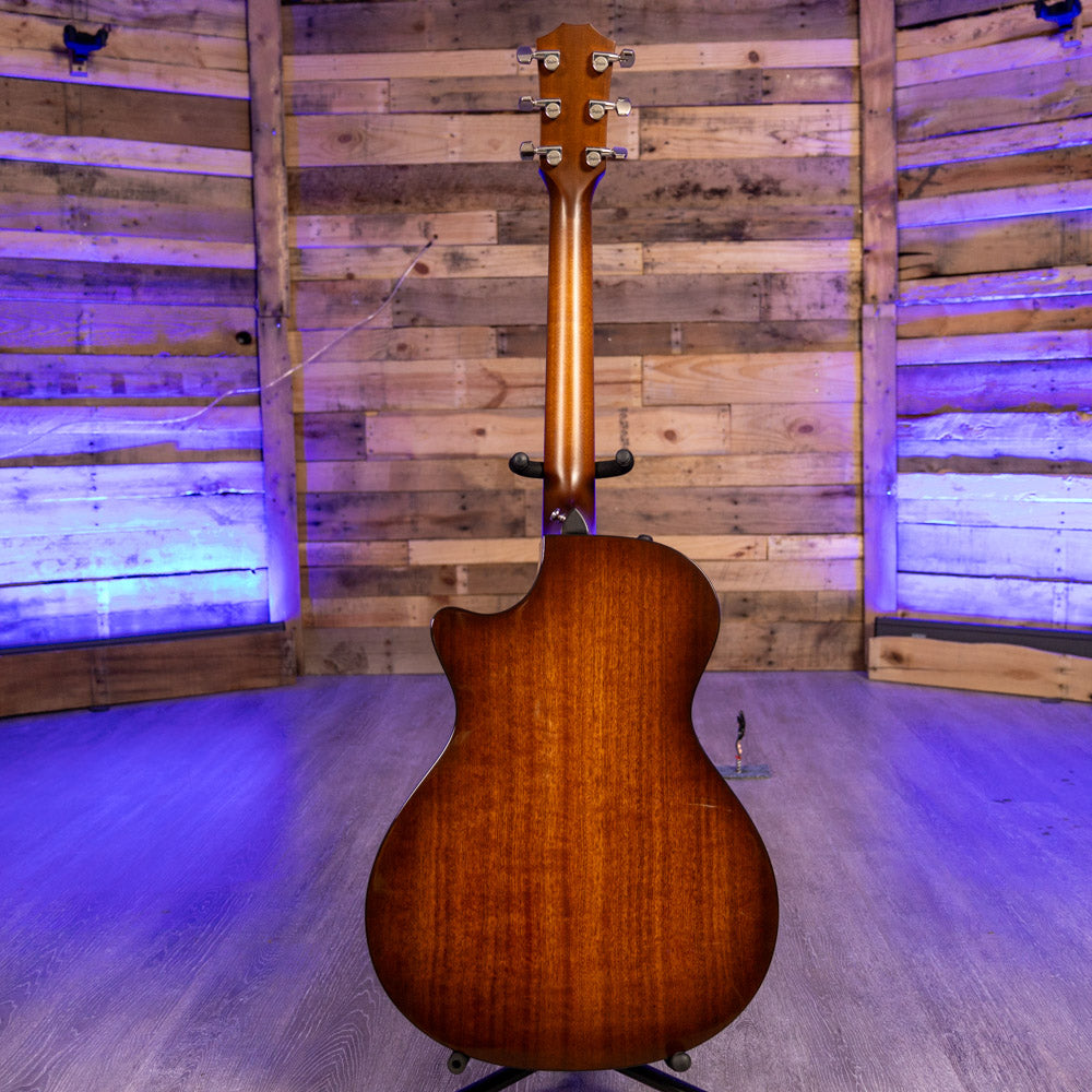 Taylor Guitars 512ce, West African Crelicam Ebony Fretboard, Expression System ® 2 Electronics, Venetian Cutaway with Taylor Deluxe Hardshell Brown Case