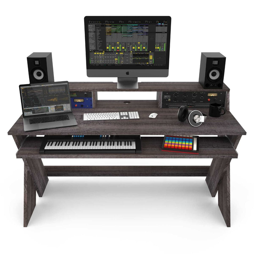 Glorious Sound Desk Pro Studio Workstation Desk - Walnut