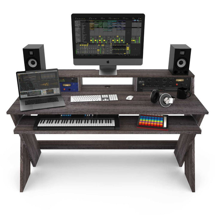 Glorious Sound Desk Pro Studio Workstation Desk - Walnut