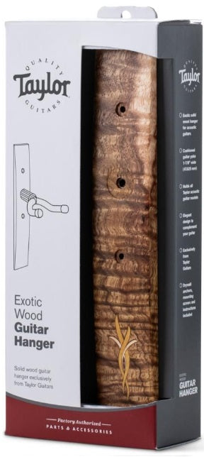 Taylor Guitar Hanger,Koa,Bouquet Maple/Boxwood Inlay
