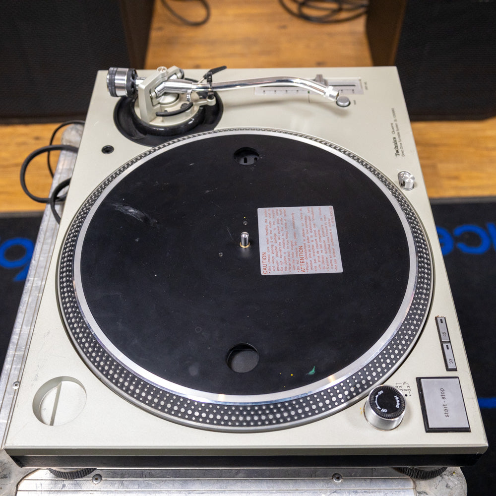 Technics SL-1200 MK5 Turntable Silver SN GE6JE01141 R - Used