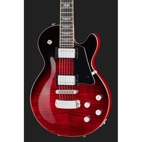 Hagstrom Suswemk3-l-cfl Super Swede Mk-iii Electric Guitar - Crimson Flame - Lh