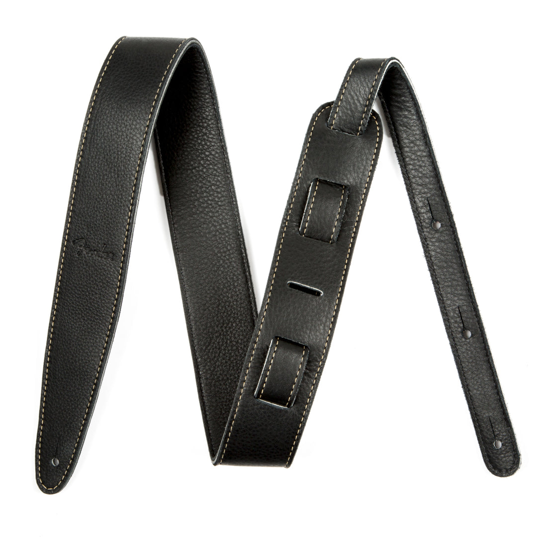 Fender Artisan Crafted Leather Straps - 2'' Black