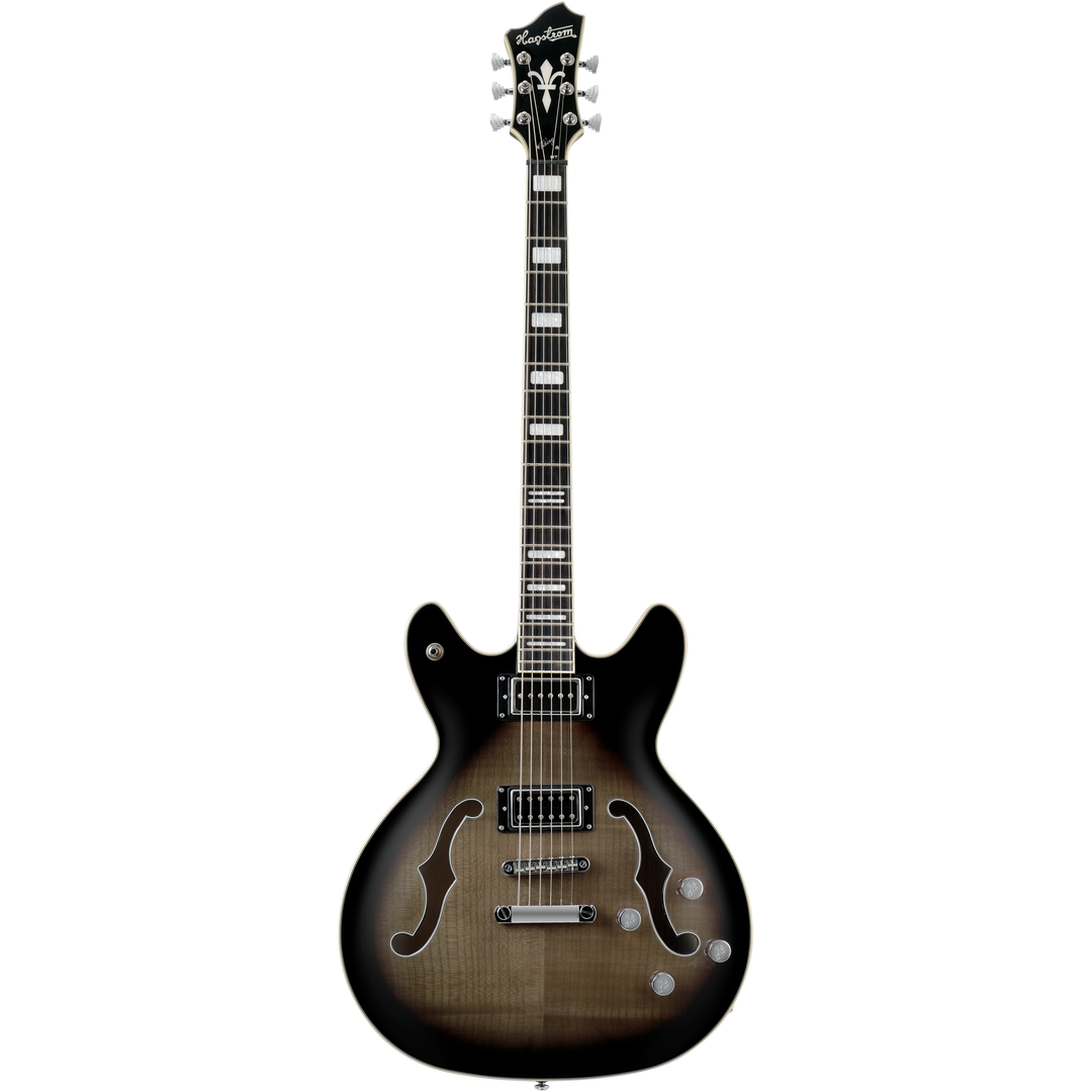 Hagstrom Vidlxbari-cbb Viking Dlx Electric Guitar - Cosmic Blackburst