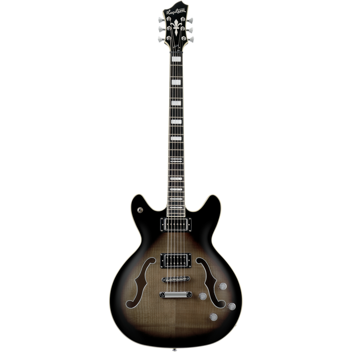 Hagstrom Vidlxbari-cbb Viking Dlx Electric Guitar - Cosmic Blackburst