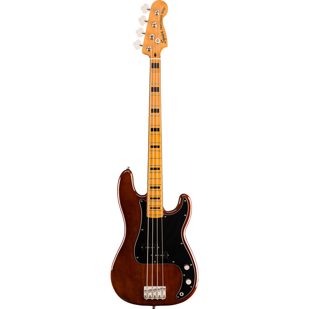 Squier Classic Vibe '70s Precision Bass Maple Fingerboard Electric Bass Guitar - Walnut
