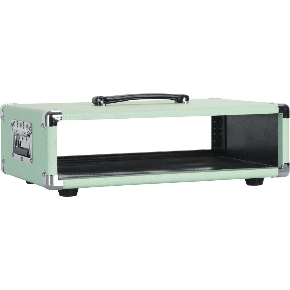 Gator Vintage Amp Vibe Rack Case (2U) - Seafoam Green