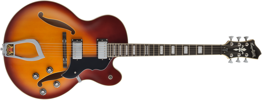 Hagstrom Hj800-vsb Jazz Electric Guitar - Vintage Sunburst
