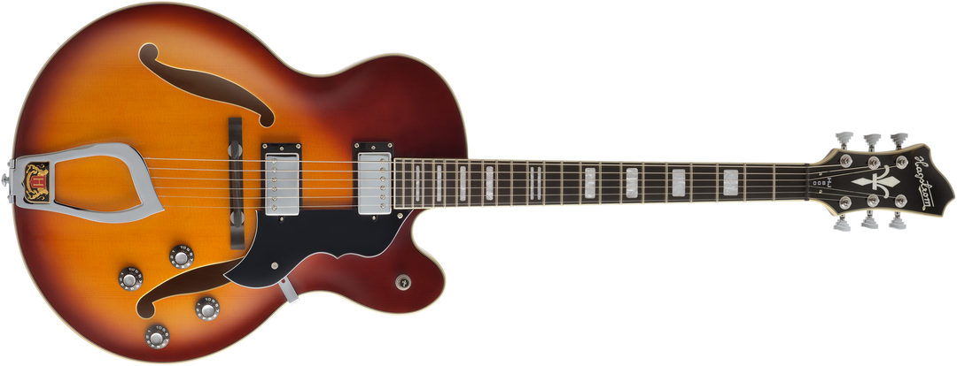 Hagstrom Hj800-vsb Jazz Electric Guitar - Vintage Sunburst