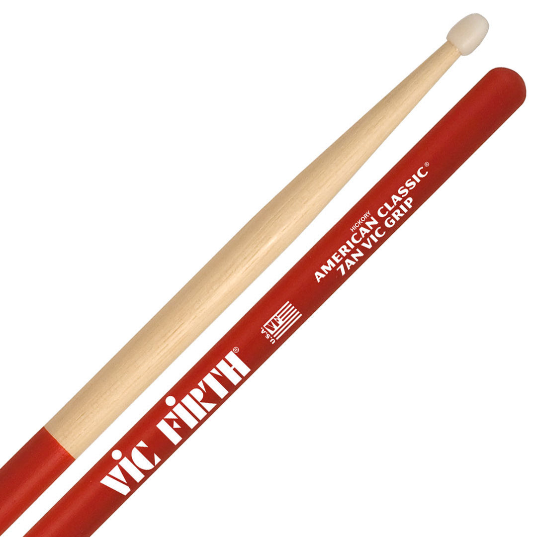 Vic Firth 7ANVG American Classic 7AN Vic Grip Drumsticks